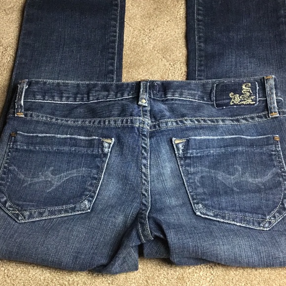 Gold Sign Denim Jeans sz 25 - Picture 8 of 8